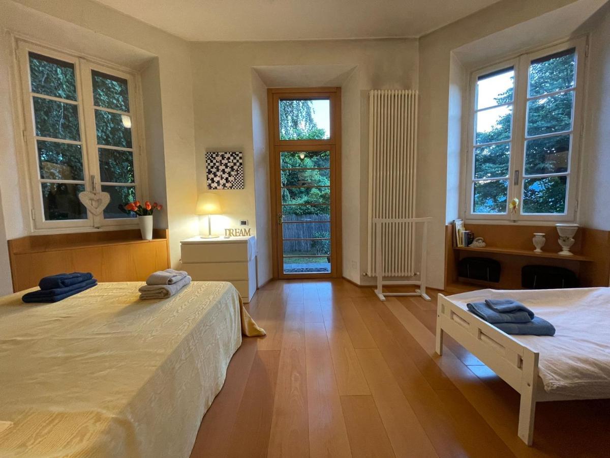 Lake Como Villa Ines Apartment Faggeto Lario Exteriör bild
