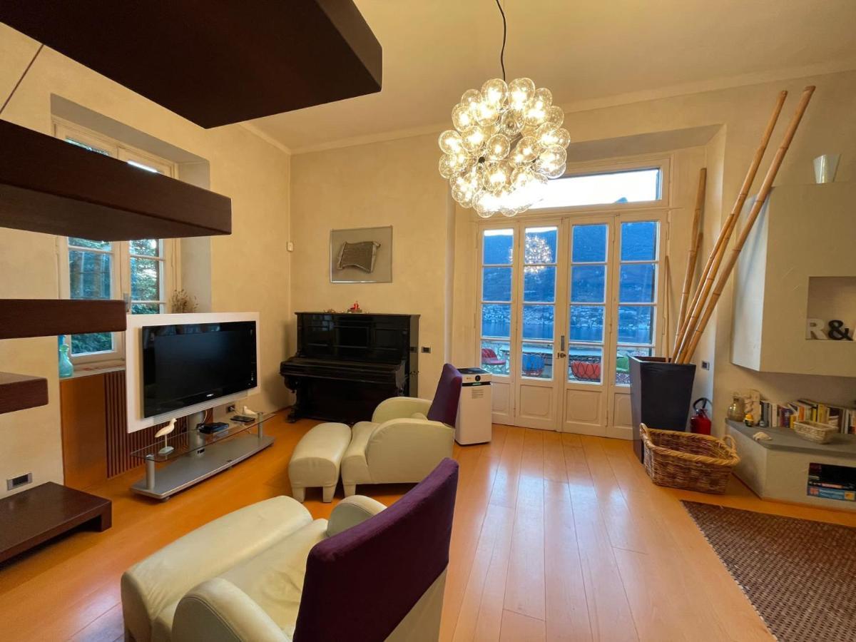 Lake Como Villa Ines Apartment Faggeto Lario Exteriör bild