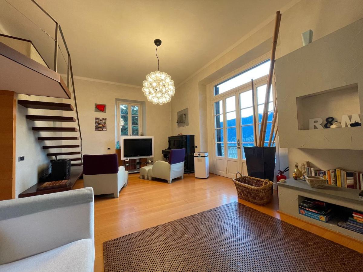 Lake Como Villa Ines Apartment Faggeto Lario Exteriör bild
