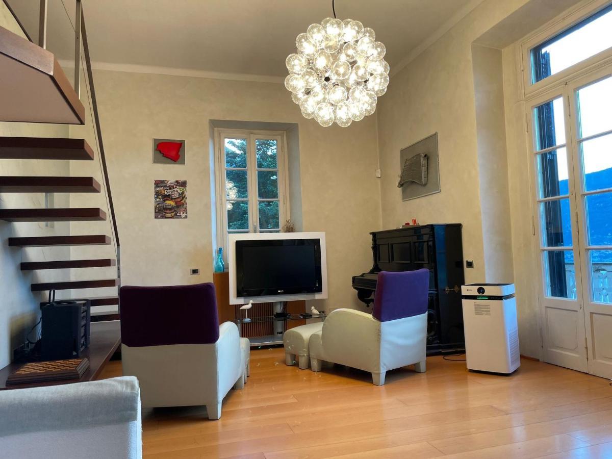 Lake Como Villa Ines Apartment Faggeto Lario Exteriör bild