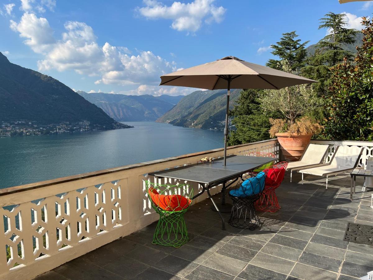 Lake Como Villa Ines Apartment Faggeto Lario Exteriör bild