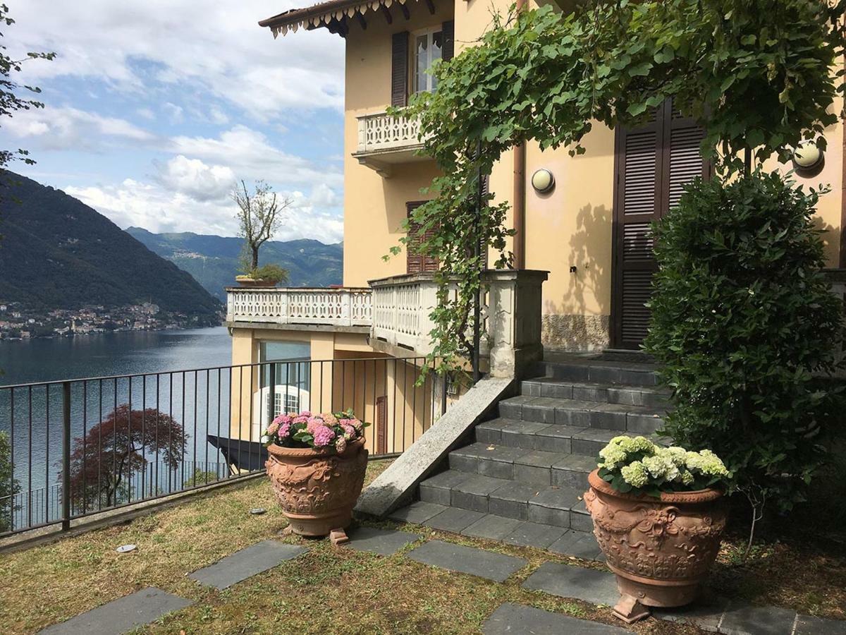Lake Como Villa Ines Apartment Faggeto Lario Exteriör bild